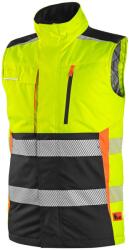 CXS Vestă de lucru reflectorizantă îmblănită CXS BENSON - Galbenă / neagră | L (1114-079-160-94)