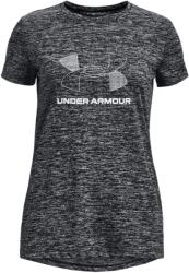 Under Armour UA Tech BL Twist SS-BLK Rövid ujjú póló 1380116-001 Méret YXL