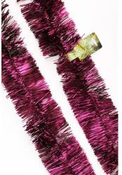  Karácsonyi girland, boa, burgundi színű, 9cm széles és 2m hosszú