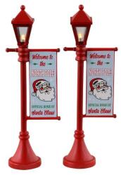 Lemax lámpaoszlop 2 db Santas Wonderland kollekció