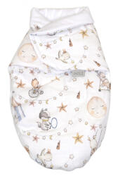 AMY Sistem de infasare Baby Swaddle din Bumbac cu umplutura antialergica BabySoft Circ Blue (84602)