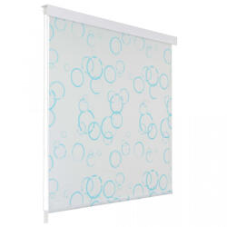 VidaXL Roletă perdea de duș 140x240 cm Model bule (142868) - izocor