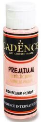 CADENCE Premium akril festék, 70 ml, babarózsaszin