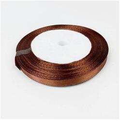  Szaténszalag, barna, szélessége: 6 mm. Az ár EGY méterre vonatkozik!