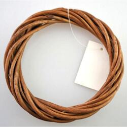  Vesszőkoszorú középbarna, átmérő: 15 cm