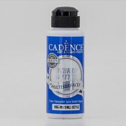 CADENCE hybrid akril festék, glitteres, fehér, 120 ml