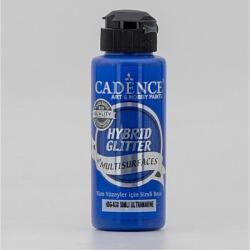 CADENCE hybrid akril festék, glitteres, ultramarine kék, 120 ml