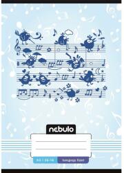Nebulo Színes Hangjegyfüzet A5 36-16 (16 db) (HJ-MM-A5)