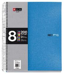Miquelrius A4 8x25lapos linia albastru caiet cu spirale (A15246181)