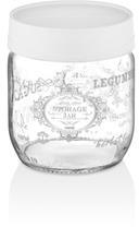HANE IRIS Retro üveg fűszertartó 425ml, fehér színű HN-1409 (HN-1409) (HN-1409)