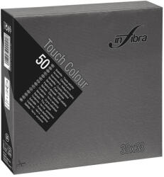 INFIBRA Servetele hartie INFIBRA 2vrs. 33x33cm negru 50buc (I0334N)