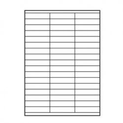 Logo Etichete cu logo 70 mm x 16, 9 mm, A4, mat, alb, 51 etichete, 140 g/m2, pachet de 25, pentru imprimante cu jet de cerneală și laser