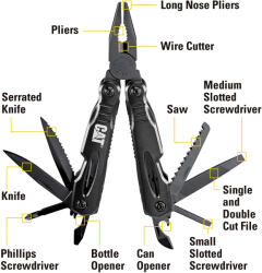 Caterpillar Set multifuncțional Caterpillar 13în1 CT980021 (980021IZ,4021472517946)