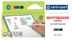 Centropen Marker Centropen 2709/4 pentru table albe 4 culori varf cilindric 1, 8 mm (2010200637)