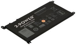 2-Power Baterie de schimb 2-Power pentru Dell 451-BBVN (WDX0R WDXOR) Baterie cu 3 celule 11.4V 3500mAh (CBP3593A)