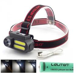  Lampă frontală USB NF-611, COB LED