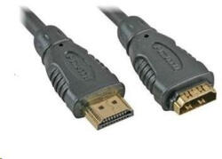 PremiumCord Cablu prelungitor HDMI la HDMI 10m, conectori placați cu aur (kphdmf10)