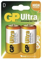 GP Batteries GP D Ultra Alkaline (LR20) - 2 buc (1013422100)