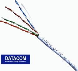 Datacom UTP Cat5e cablu PVC 305m (fir), alb (1107)