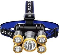  Farul AKU 5xLED tip CREE