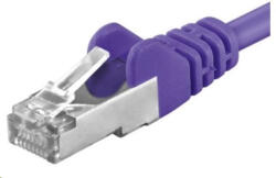 PremiumCord Cablu patch CAT6a S-FTP, RJ45-RJ45, AWG 26/7 0, 5m violet (sp6asftp005V)