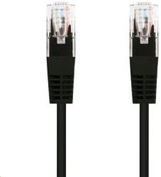 C-Tech patchcord Cat5e, UTP, negru, 1m (CB-PP5-1BK)