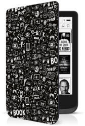 CONNECT IT Carcasă CONNECT IT Doodle pentru PocketBook 616/618/627/628/632, DOODLE BLACK (CEB-1076-DD)