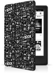 CONNECT IT Husă CONNECT IT pentru Amazon Kindle 2021 (a 11-a generație), DOODLE negru (CEB-1061-DD)