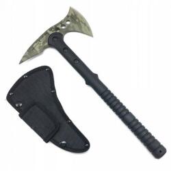  Topor cu o singură mână (tomahawk), 38 cm, camuflaj, verde