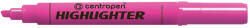 Centropen Evidențiator Centropen 8552 roz vârf cu pană 1-4, 6 mm (2010201161)