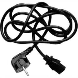 Logo Cablu de alimentare 230V, CEE7 (priza) - C13, 2m, omologat VDE, negru, Logo