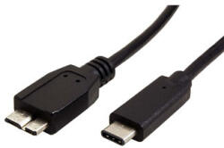 Neutralle Cablu USB (3.0), USB C tată - USB micro B tată, 0, 5 m, rotund, negru, pungă de plastic