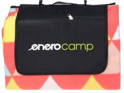 ENERO Pătură de picnic ENERO SPRING ORANGE cu învelitoare ALU, 200x180 cm Patura