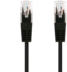 C-Tech patchcord Cat5e, UTP, negru, 5m (CB-PP5-5BK)