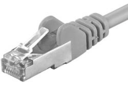 PremiumCord Cablu patch CAT 6a S-FTP, RJ45-RJ45, LSOH, AWG 26/7 10m gri (sp6alsoh100)