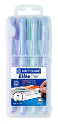 Centropen Marker Centropen 4721/4 F Elite liner 4 culori 0, 3mm