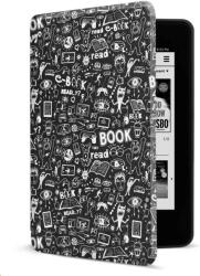 CONNECT IT Carcasă CONNECT IT pentru Amazon NOU Kindle Paperwhite 4 (2018), negru Doodle (CEB-1043-BK)