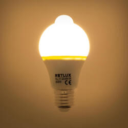 Retlux RLL 317 A60 A60 E27 bec PIR 8W WW RETLUX