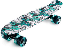 MOVINO Pennyboard MOVINO Chameleon (DoublePrint) cu roți LED, 56cm