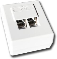 Datacom STP priză dublă deasupra tencuielii Cat6 FA-1004 (2457)