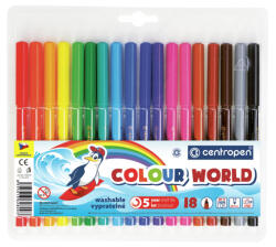 Centropen Marker Centropen 7550/18 18 culori 1mm (2010200840)