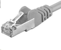 PremiumCord Cablu patch CAT6a S-FTP, RJ45-RJ45, AWG 26/7 1m gri (sp6asftp010)