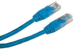 Cablu LAN de rețea UTP patchcord, Cat. 5e, RJ45 tată - RJ45 tată, 0, 25 m, neecranat, albastru, economic, ALIMENTARE