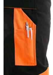 CXS Pantaloni cu talie CXS SIRIUS BRIGHTON, negru-portocaliu, marimea 50 (1020-001-803-50)