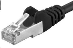 PremiumCord Cablu patch CAT6a S-FTP, RJ45-RJ45, AWG 26/7 10m negru (sp6asftp100C)