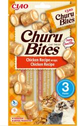 Inaba Foods Churu Bites Chicken wraps 3x10g snack cu crema de pui pentru pisici