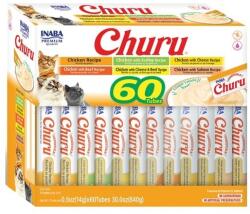 Inaba Foods Churu Varieties Chicken Recipe 60x14g Recompense crema pentru pisica, cu pui