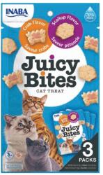 Inaba Foods Juicy Bites Recompense umede pentru pisici, cu scoici si crab 33, 9 g (3x11, 3 g)