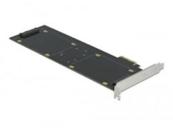 Delock PCI Express x2 kártya - 4 x SATA HDD / SSD (90433) (90433) - aqua