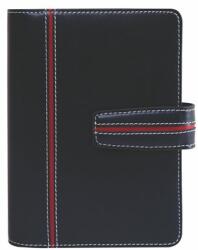 SATURNUS Kalendárium, gyűrűs, betétlapokkal, L , műbőr, SATURNUS, 225 , kék-piros (NKL225KP) - papirdepo